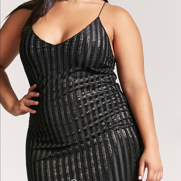 Velvet Stripe Dress - Picture 3 of 8